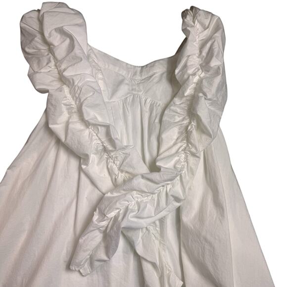 Free People White Color Lindsay Rose Babydoll Dress in Red Size Extra Small XS - Picture 9 of 15